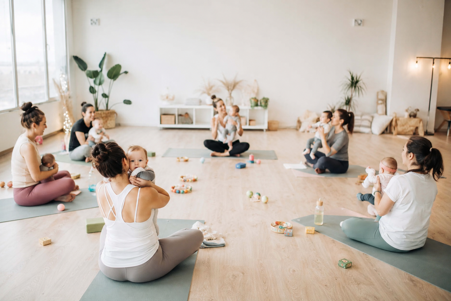 imagen yoga bebes